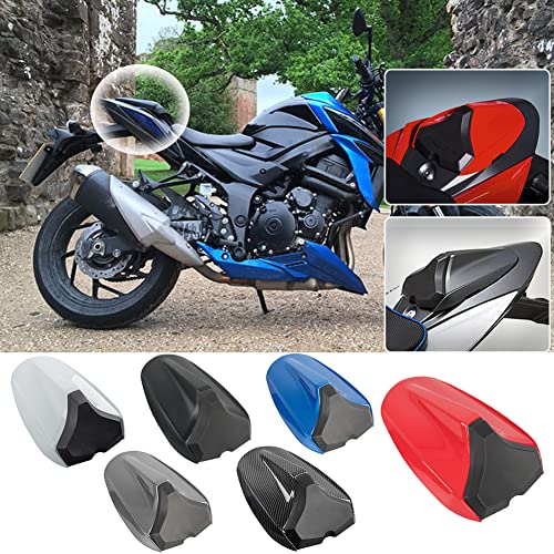 Lorababer Motorrad sitzbezüge ABS Beifahrersitzverkleidung Heck Sozius Solo Verkleidung Hump für Suzuki GSXS750 GSX-S 750 2017-2021 2018 2019 2020 (Blau)
