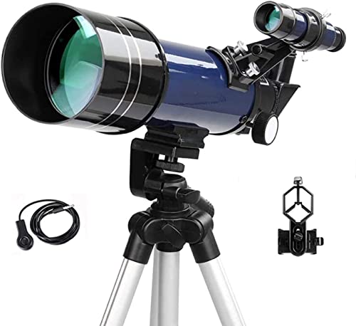 8-12 Monokular-Teleskop für Smartphone-Teleskop für Kinder Erwachsene Anfänger, 70 mm Apertur, 400 mm BAK4-Prisma, FMC-Linse, astronomisches Refraktor-Teleskop für A