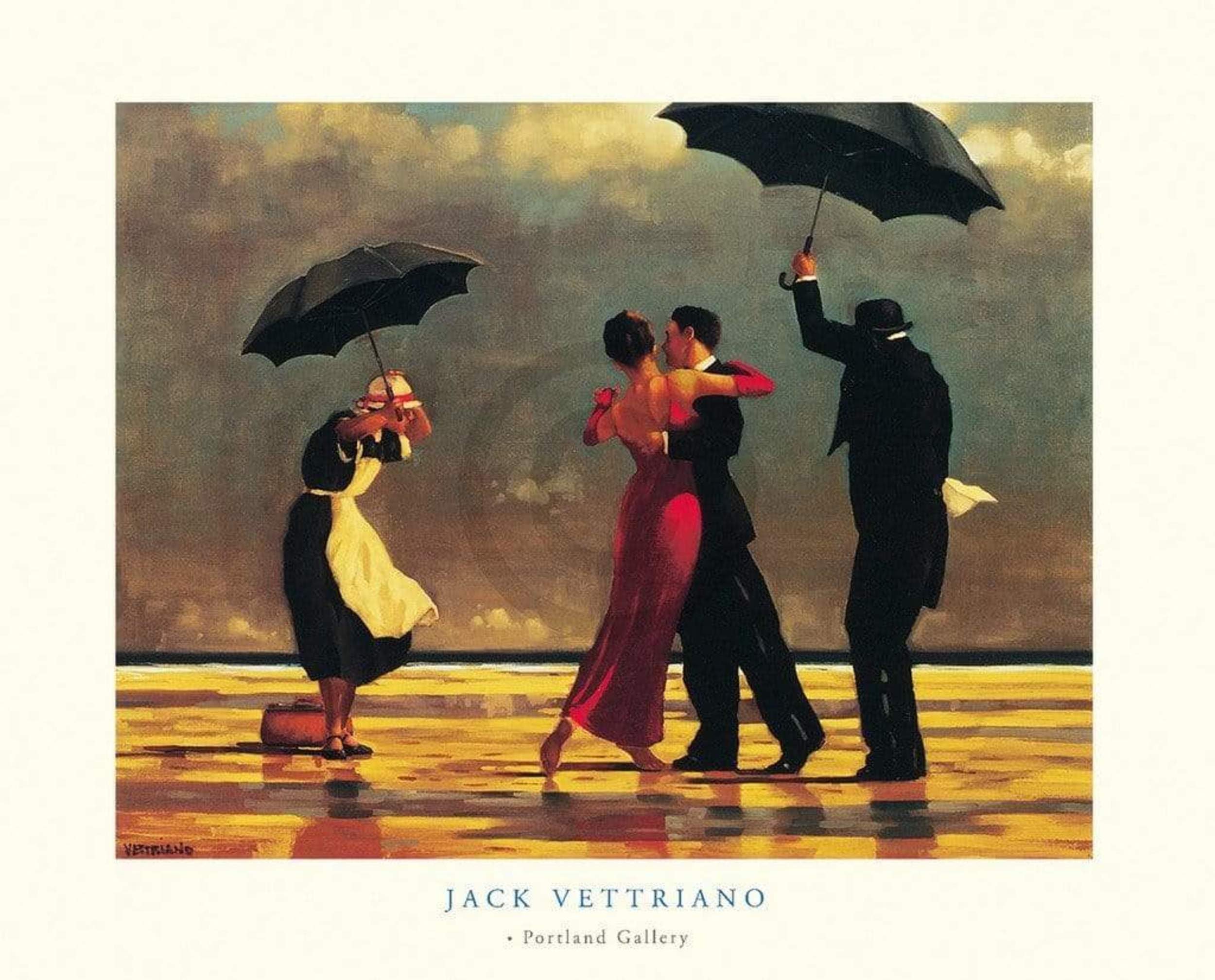 PGM Kunstdruck Jack Vettriano - The Singing Butler 50x40cm
