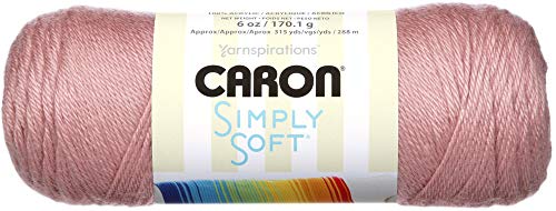 Caron Simply Soft H97003-9721 Garn, viktorianische Rose, 3 Stück