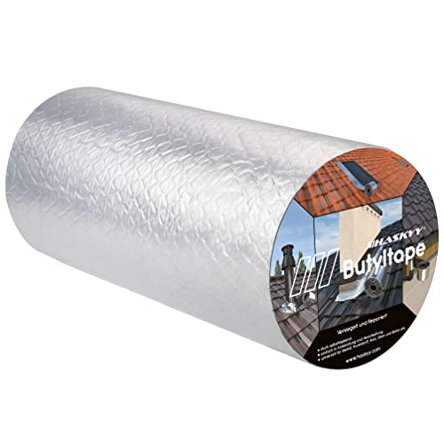 Aluminium Butylband Dachreparatur 250 mm x 5 lfm Bitumen Aluband Reparaturband Dichtband