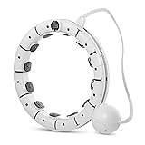 Muzyo Smart Hula Hoop 16 Knotens Elektronisch Zähler Einstellbares Hoola Hoop Reifen Magnetfeldtherapie Massage Zur Gewichtsreduktion Geeignet Für Personen Unter 80 Kg