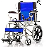 GZZ Rollstuhl, Der Leichten Behinderten Älteren Älteren Aufblasbaren Ultralight-Tragbaren Reisenden Schiebt Roller Schiebt,B,Einheitsgröße