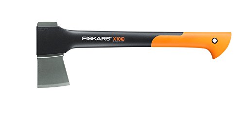 Fiskars 121440 Universalaxt X10, Mehrfarbig, Länge: 44 cm, altes Modell