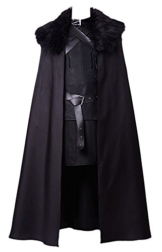 GoT Game of Thrones Jon Snow Night's Watch Outfit Cosplay Kostüm Herren XL