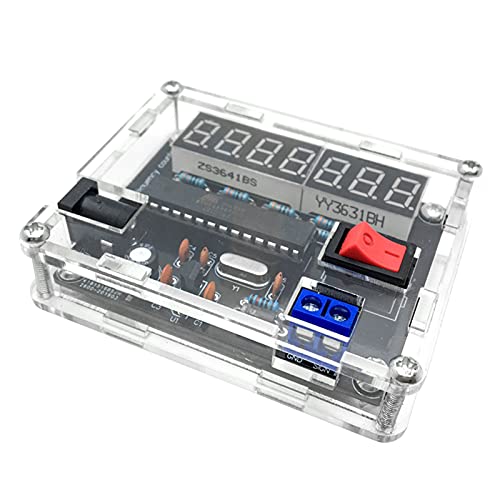 0.45Hz-10MHz Digitaler Frequenzmesser, Automatischer Bereichsumwandlungs-Frequenzzähler VR-Frequenz mit Shell Cymometer DIY Kit