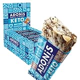 Adonis Keto Riegel Vanille- & Kokosnuss | 16x 35g | Keto Snacks | Vegan & 100% natürlich | Low Carb Bar und Low Sugar Snack | Perfect Keto-Diät Bars | Glutenfrei, ohne Zuckerzusatz