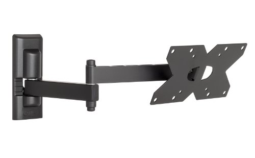 Meliconi 580415 Neig und Schwenkbar TV Wandhalterung mit Doppelarm CME EDR 120 für 66,04-81,28 cm (26-32 Zoll) schwarz