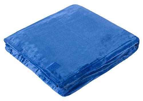 HEAT HOLDERS - Luxus Winter Flauschig Isoliert Fleece Felldecke Decke Fell in 7 Farben Einheitsgröße 180x200cm (Royal Blue)