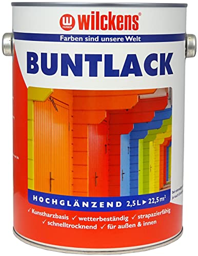 Wilckens Farben Kunstharzlack Buntlack hochglänzend, Aromatenfreier Kunstharz-Lack