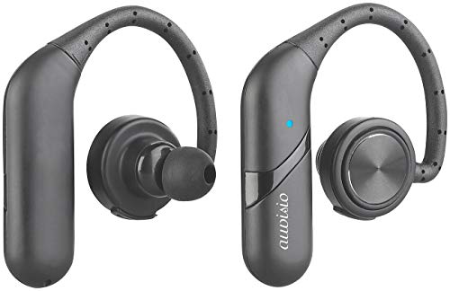 auvisio Ohrhörer: True Wireless In-Ear-Headset, Ohrbügel, Bluetooth 5, 15 Std. Spielzeit (Funk Headset)