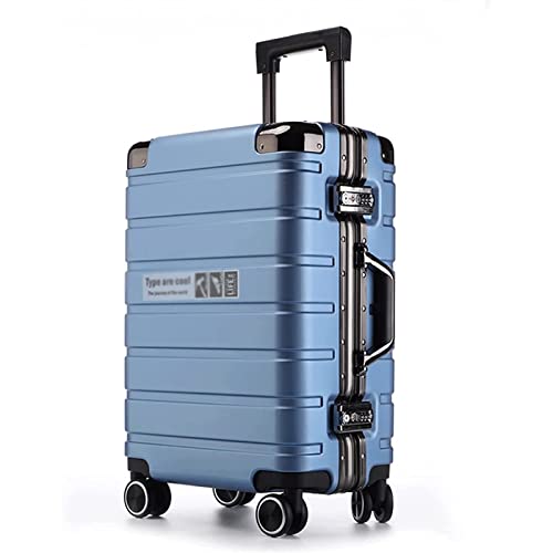 OLOTU Tragbares Gepäck, kratzfest, zweireihig, Universalrad, 3-Bit-Passwortschloss, Kabinengepäck, Reisegepäck