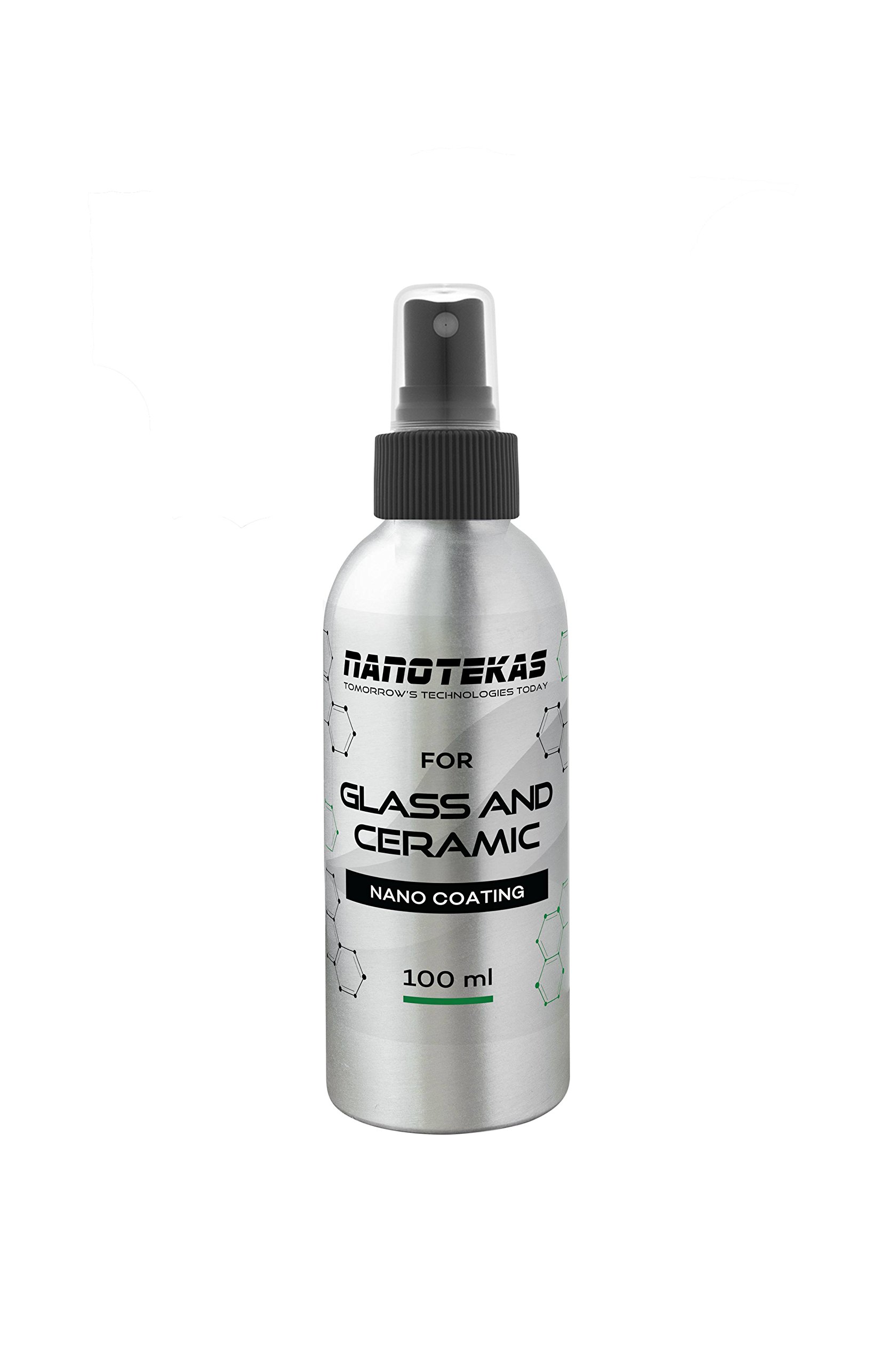 2 x Nano Glas & Keramikbeschichtung für Duschkabinen, Nanotekas | Duschtür aus Glas und Keramik, Wasserabweisender Schutz, Glasschutz