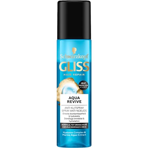 6er Pack - Gliss Kur Anti-Klit Spray - Aqua Revive - 200ml