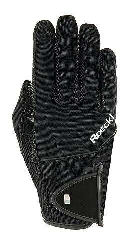 Roeckl Sports Handschuh Modell Milano, Unisex Reithandschuh, schwarz, 8