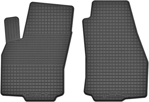Motohobby Gummimatten Fußmatten Vorne Hoher Rand 15 mm für Opel Astra G/Astra H/Zafira A - Passgenau