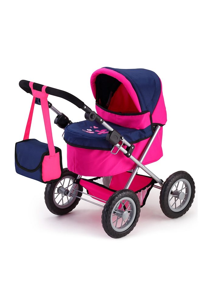 Bayer Puppenwagen "Trendy pink/blau"