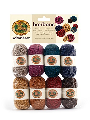 Lion Brand Yarn Company 1 Knäuel Garn Bonbons, Party, Multicolor