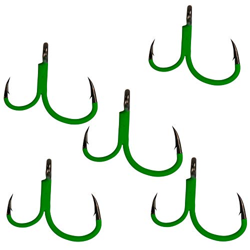 Madcat A-Static Deadbait Gripper Hooks - 5 Wallerhaken, Größe:6/0