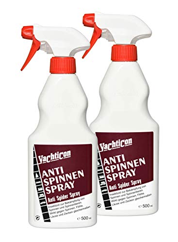 Yachticon Anti Spinnen Spray - 2 Flaschen zu je 500ml = 1 Liter