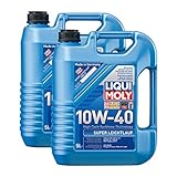 2x LIQUI MOLY 1301 Super Leichtlauf 10W-40 Motoröl ACEA A3 B4