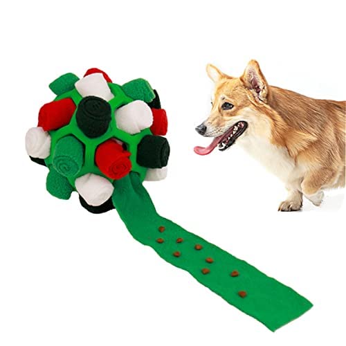 YANGYANGDA Kauspielzeug für Hunde, interaktives Hundespielzeug, Schnüffelball für Hunde, Schnüffelmatte, natürliche Futtersuche, Hundestimulationsspielzeug für kleine, mittelgroße Hunde (B)