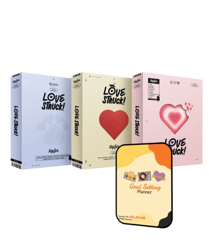 Kep1er Album - LOVESTRUCK! EYE CONTACT+LOVE STRIKE+FIRST BLUSH Full Set+Pre Order Benefits+BolsVos Exclusive K-POP Inspired Digital Planner, Sticker Pack for Social Media