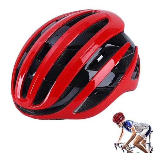 Fahrradhelm für Erwachsene, Fahrradsporthelm, verstellbare Kopfgröße von 56–62 cm, atmungsaktiver M TB-Mountainbike-Helm für Erwachsene, 24-Loch-Fahrradschutzhelm, leichter integrierter Sport-Mountain