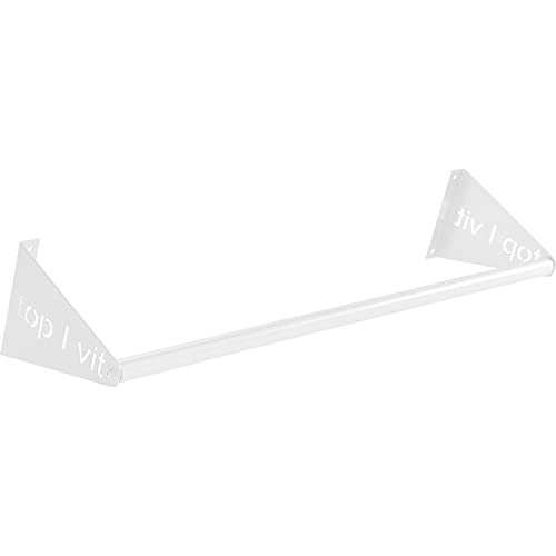 top vit Premium Mattenwandhalter zur Aufbewahrung von Gymnastikmatten (weiß, 135 cm)