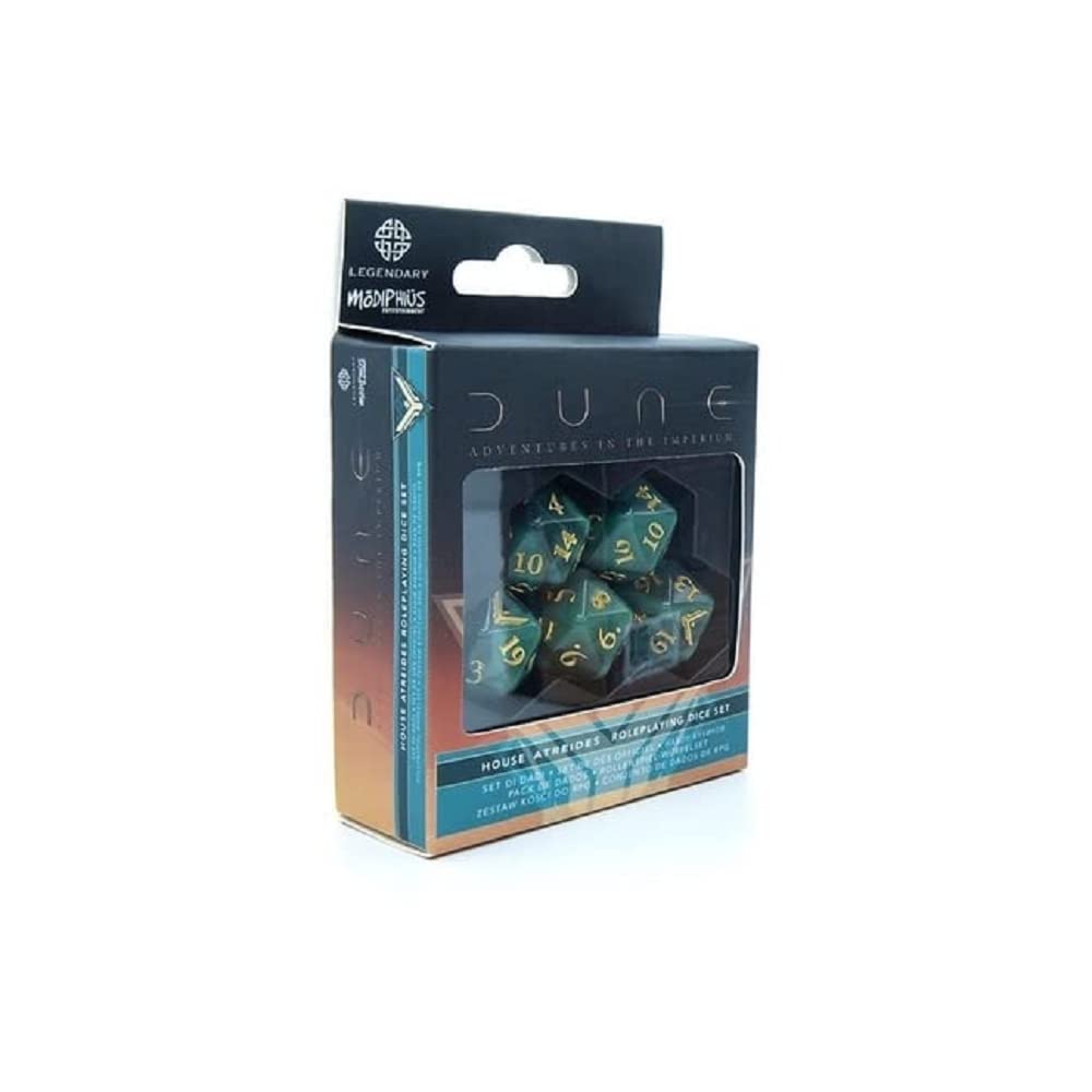 Dune RPG: Atreides Dice Set