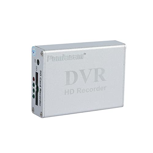 Mini DVR CCTV 1 Kanal Videorecorder mit Digitalkamera in Echtzeit für Fahrzeuge, SD-Karten Mini DVR HD 1 Kanal D1 Auflösung H.365 Videokomprimierung für CVBS Pal NTSC Kameras
