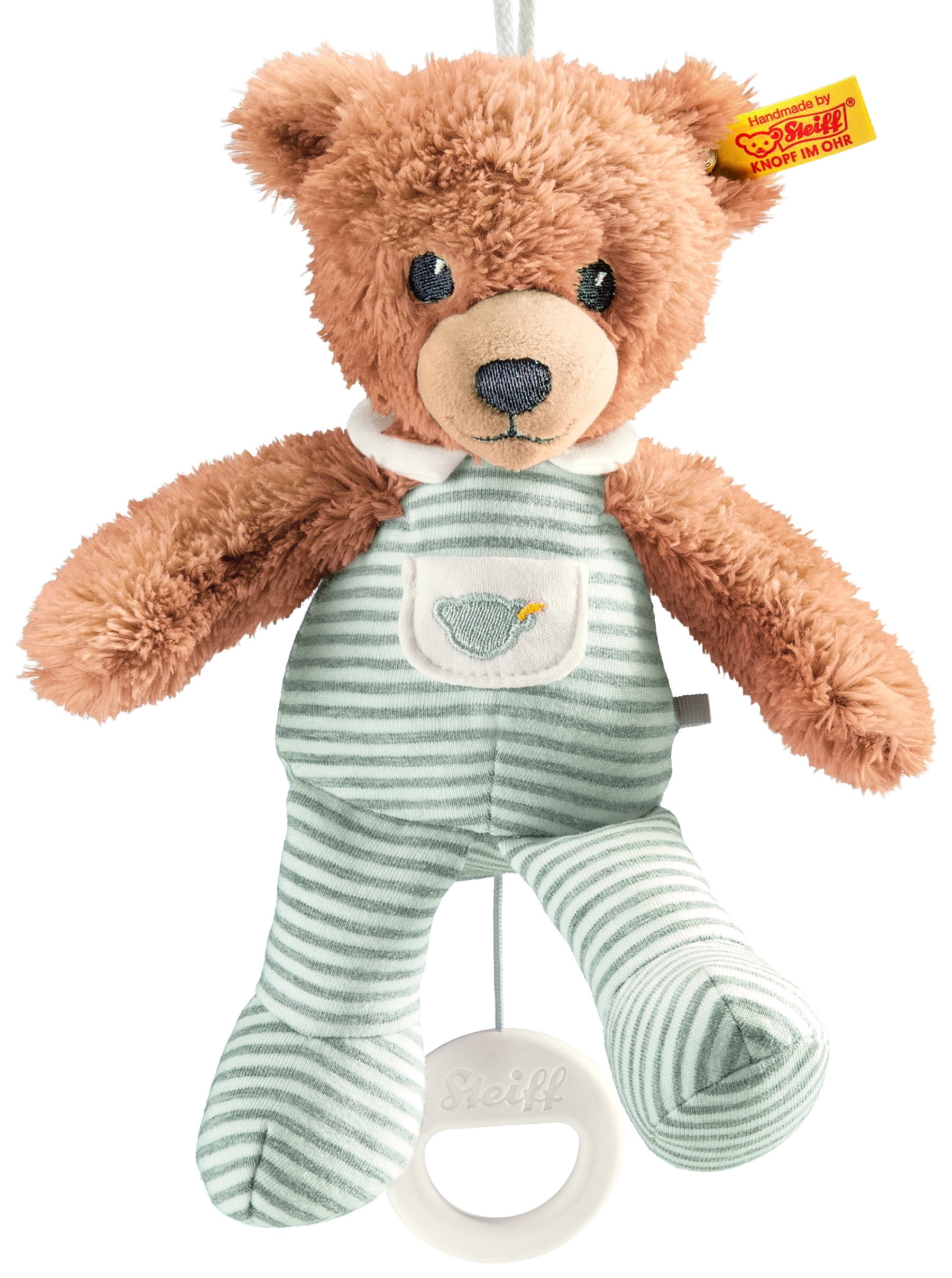 Steiff 239922 Schlaf-gut-Bär Spieluhr Plüschtier, Mehrfarbig, Medium, 20 cm