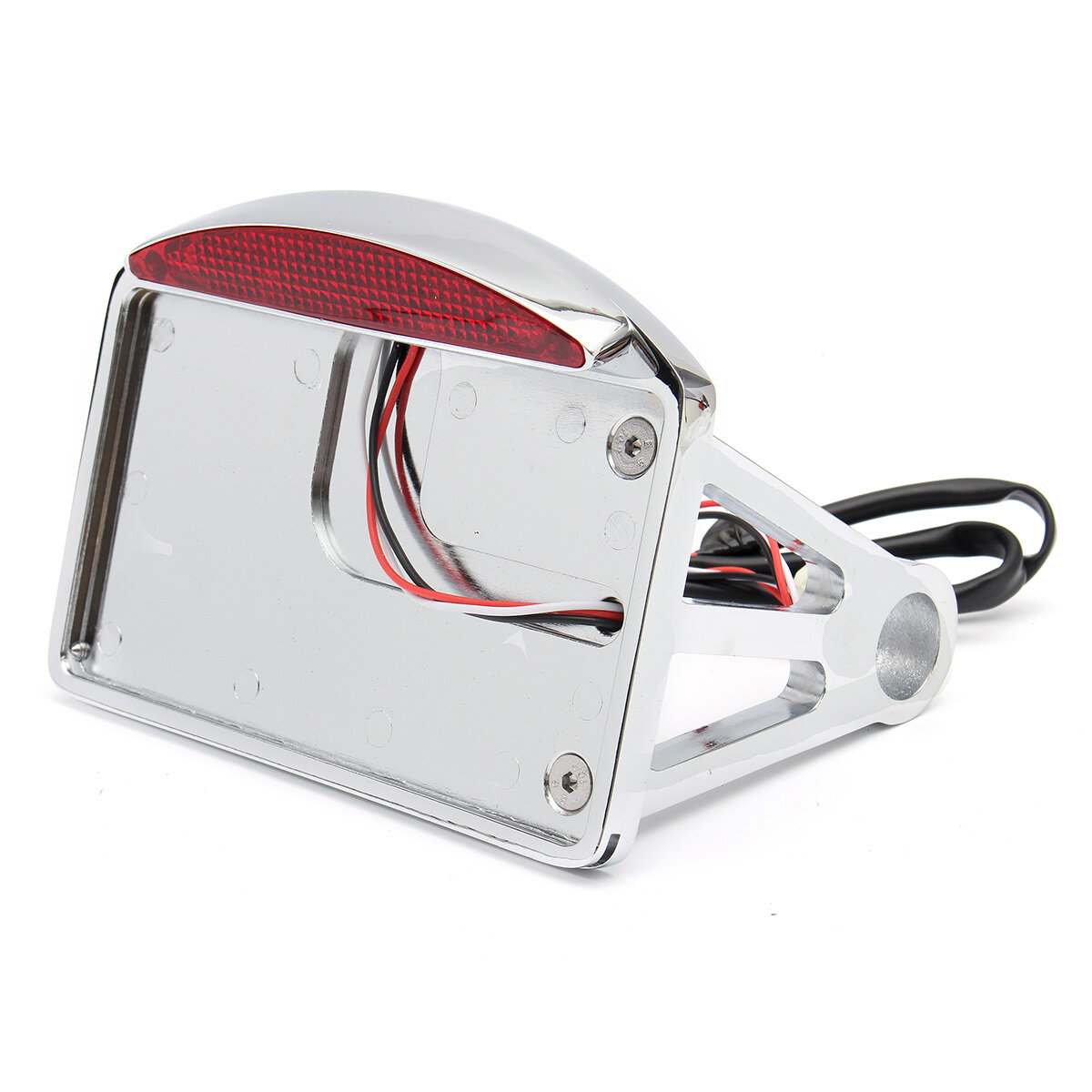 Horizontaler Seitenhalter für LED-Rücklicht-Kennzeichenhalter für Harley-Motorrad