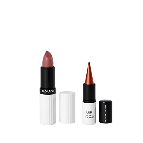 UND GRETEL - TAGAROT Lipstick Rose Kiss 10 + LUK Cream Eye Stick Bronze 01 - Zertifizierte Naturkosmetik
