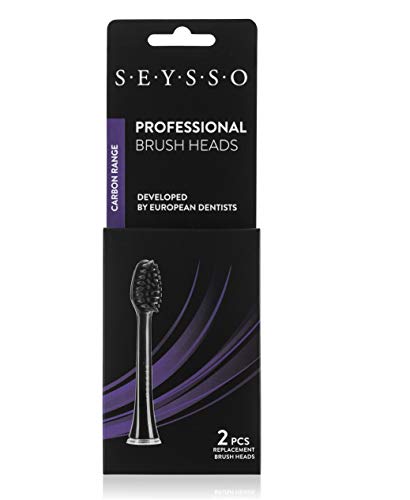 SEYSSO 2 Stück Professional Ersatzbürsten • Kompatibel mit SEYSSO Schallzahnbürsten