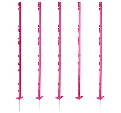 Growi Weidezaunpfahl Kunststoff 156 cm pink 20 Stück