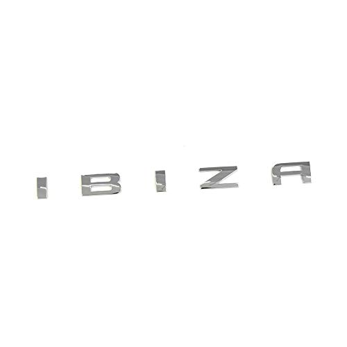 Seat 6L6853687739 Ibiza Schriftzug Aufkleber Heckklappe Emblem Zeichen chrom