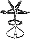 Zado 20101001110 Leder Herren Harness S/M, Schwarz (Nero 001), Medium (Herstellergröße