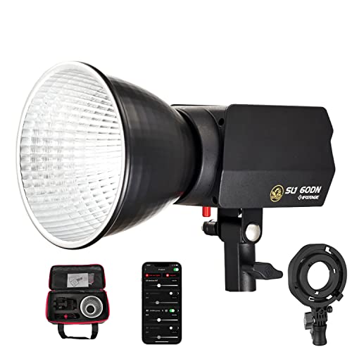 IFOOTAGE SL1 60DN LED-Videoleuchte mit Tragetasche,70W Kontinuierliche LED-Beleuchtung mit 5600 K Tageslicht, CRI 98+, Helligkeit 12200 Lux bei 1 m, 8 Lichteffekte, APP-Steuerung