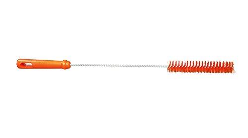 Maya Professional Tools 10754-7 Rohrbürste mittelharte Borsten, FBK/Lebensmittelhygiene, 30 mm x 150 mm x 500 mm, Orange