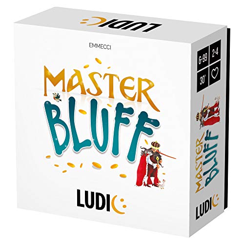 Ludic - MasterBluff Gesellschaftsspiel für die ganze Familie, Mehrfarbig