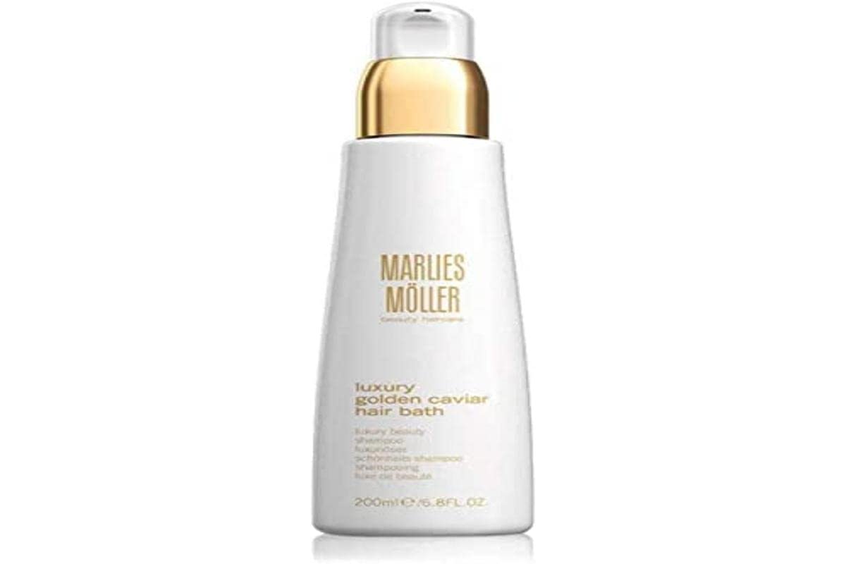 MARLIES MÖLLER Luxury Golden Caviar Hair Bath - Shampoo, 1er Pack (1 x 200 ml)