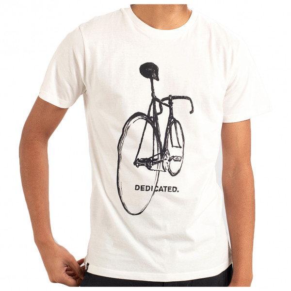 DEDICATED - Stockholm Pencil Bike - T-Shirt Gr XXL weiß