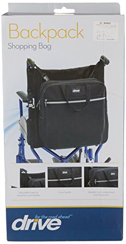 Drive Devilbiss Healthcare elektrische/manuelle Rollstuhl-Rücken-Einkaufstasche.