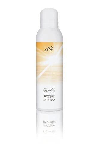 CNC cosmetic - Body Spray SPF 30 - SUN, transparentes, nicht fettendes Sunspray mit photostabilen UVA/UVB-Breitbandfiltersystem, zuverlässiger Schutz vor Sonnenbrand - 200ml