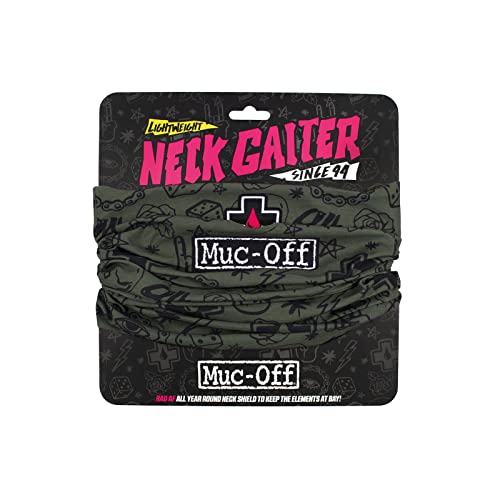 Muc-Off Multifunktionstuch Winter Lightweight Neck Gaiter Punk, grün, MU-ACC-2726