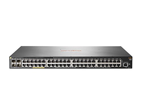 Hewlett Packard Enterprise Aruba 2930f 48g Rackmount Gigabit Managed Switch 48x Rj-45 4x Sfp+ 370w Poe+ - Jl256a