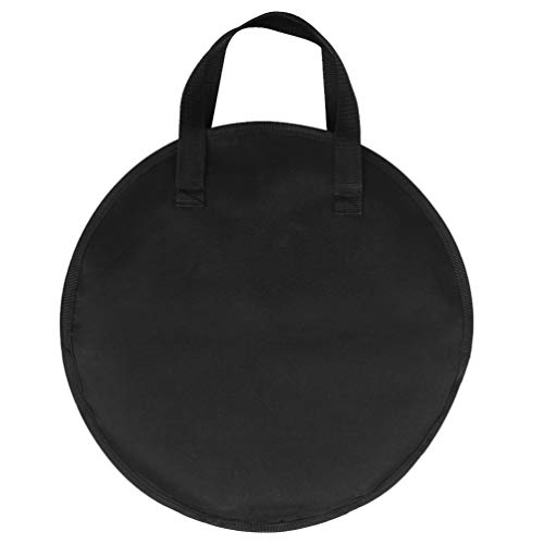 SUPVOX Beckentasche, Trommel-Aufbewahrungstasche, 30,5 cm, wasserdicht, Oxford-Gewebe, Taschenhalter für Dumb Drum Zubehör (schwarz)
