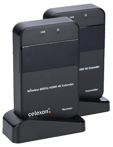 celexon Expert HDMI-Funk-Set WHD30M kabellose Medienübertragung über bis zu 30m mit Einer Auflösung bis WUXGA - bis 1080p@60HZ - 3D Video