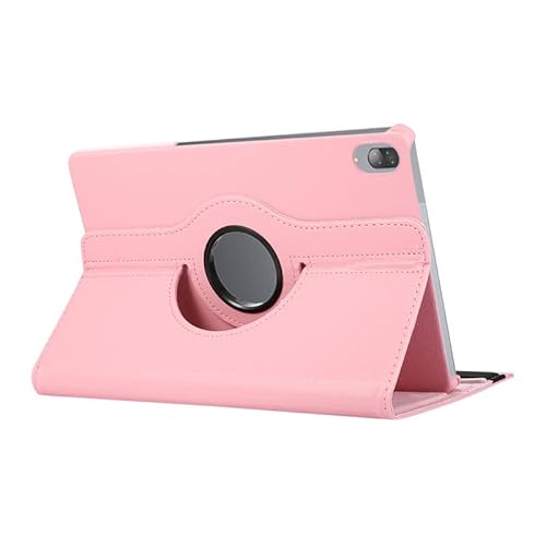 SOENS 360 drehbare Hülle kompatibel mit Huawei Mediapad M5 Lite 10 BAH2-W19/L09/W09 10,1 Zoll Tablet-Ständer-Abdeckung (Color : Pink)